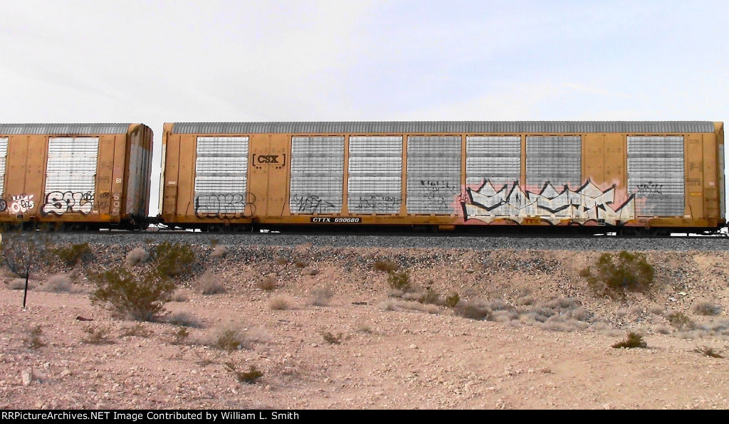 WB Unit Vehicular Flat Car Frt at Erie NV -52